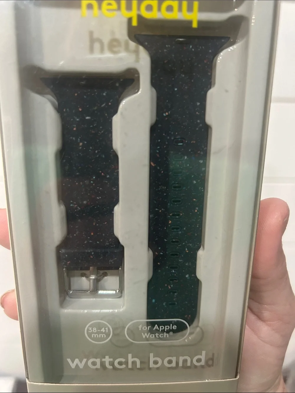 heyday Black Glitter Apple Watch Band